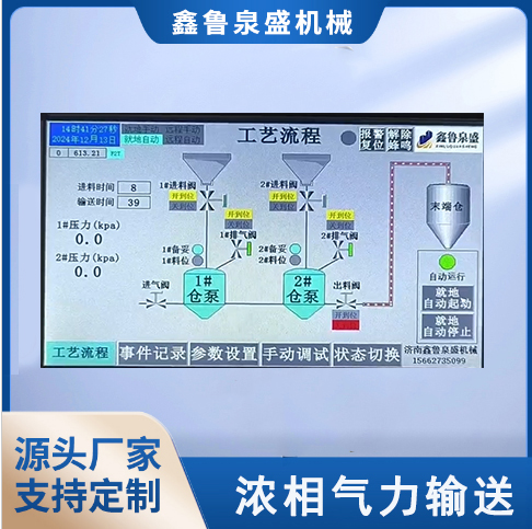 濃相氣力輸送系統(tǒng)